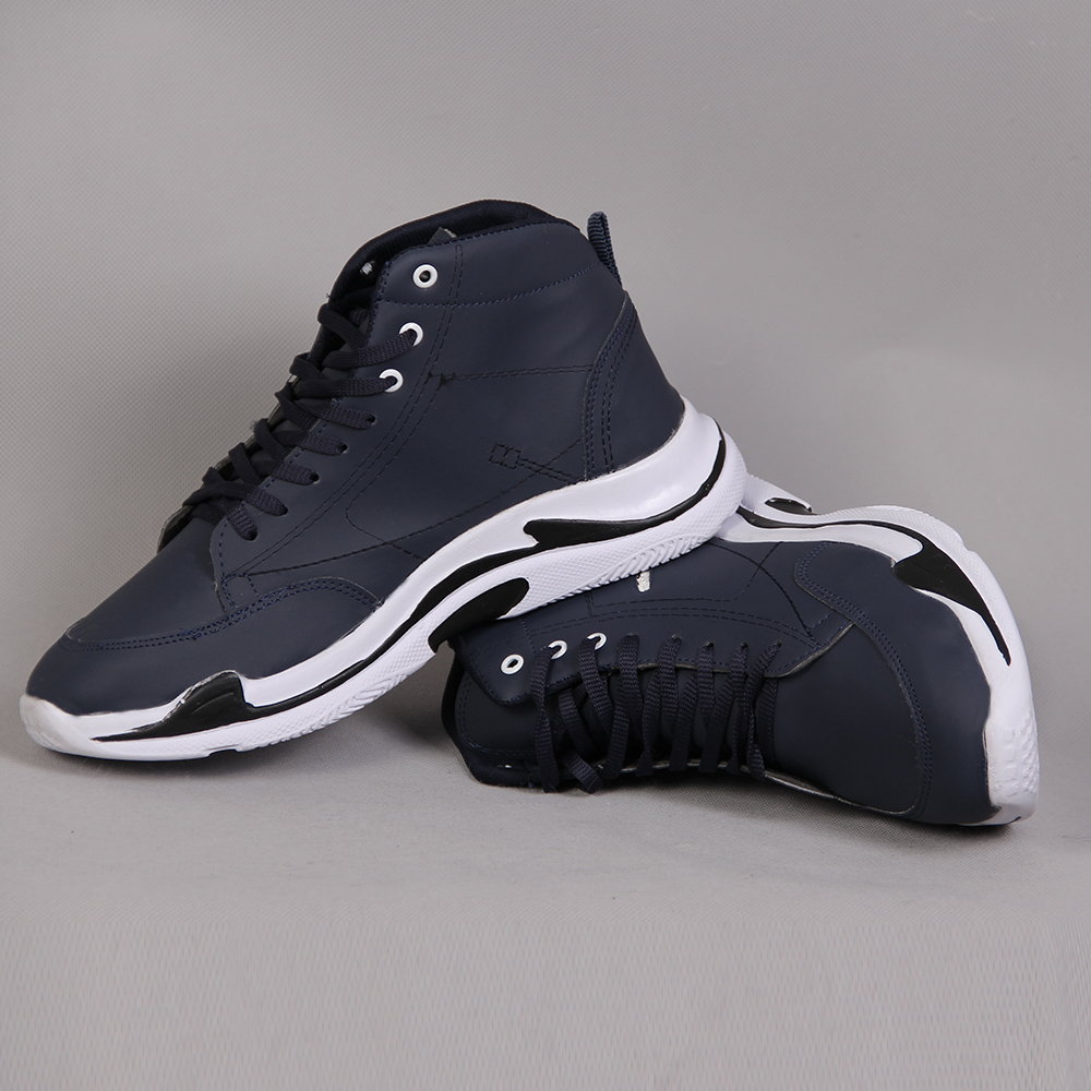 کفش ساقدار مدل Fashion سرمه ای